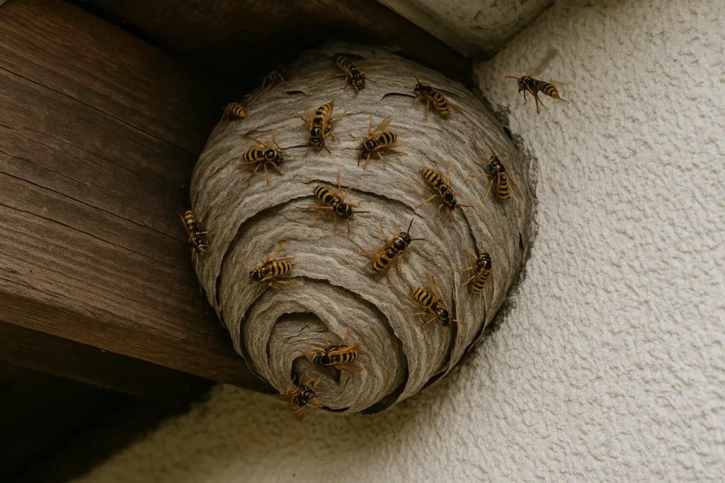 Nid de guêpes